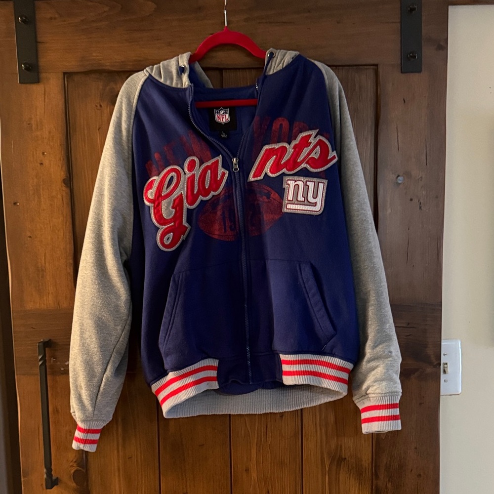 NFL Giants Jacket - Blue and Gray